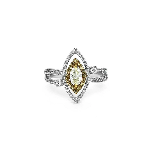 Gold Ring with Diamonds