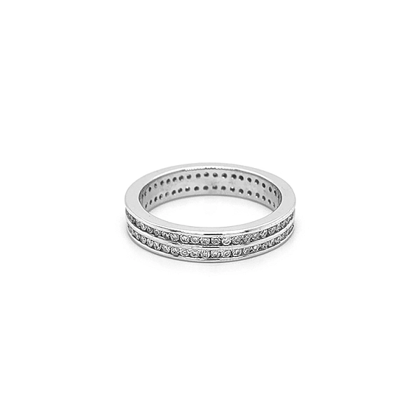 Gold Ring Eternity with Diamonds