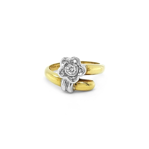 Gold Ring with Diamonds