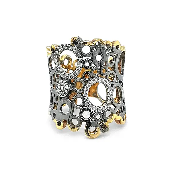 Gold Ring with Diamonds