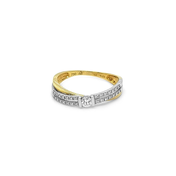 Gold Ring with Diamonds
