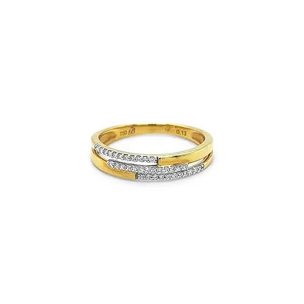 Gold Ring with Diamonds
