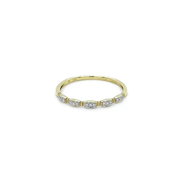 Gold Ring with Diamonds