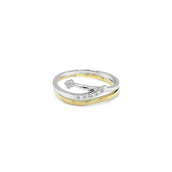 Gold Ring with Diamonds