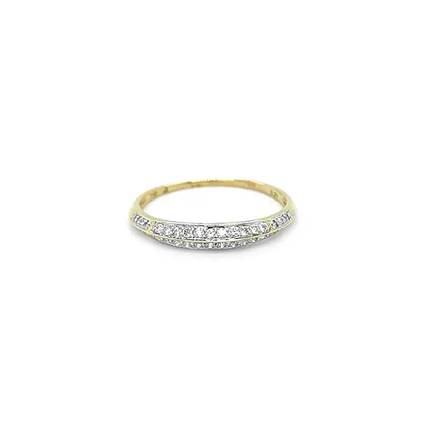 Gold Ring with Diamonds