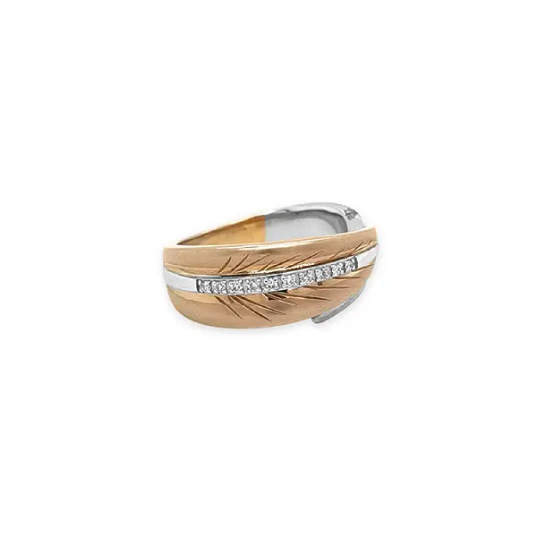 Gold Ring with Diamonds