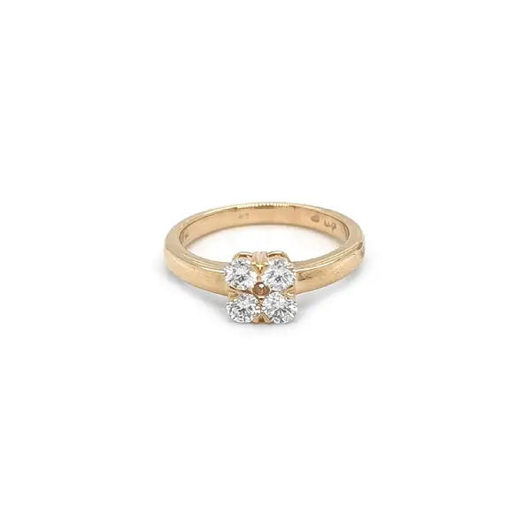 Gold Ring with Diamonds