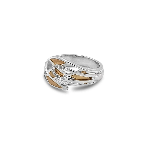 Gold Ring with Diamonds