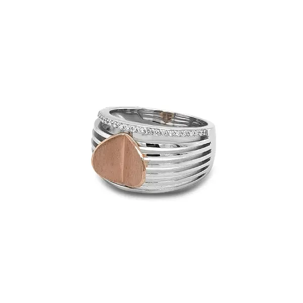 Gold Ring with Diamonds