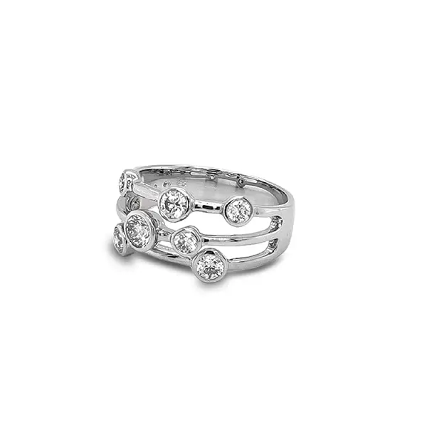 Gold Ring with Diamonds