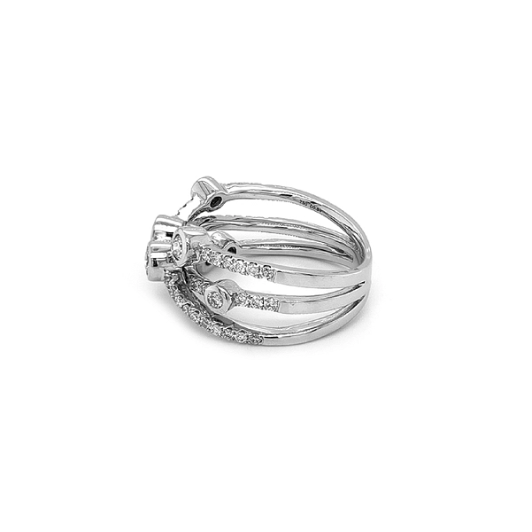 Gold Ring with Diamonds