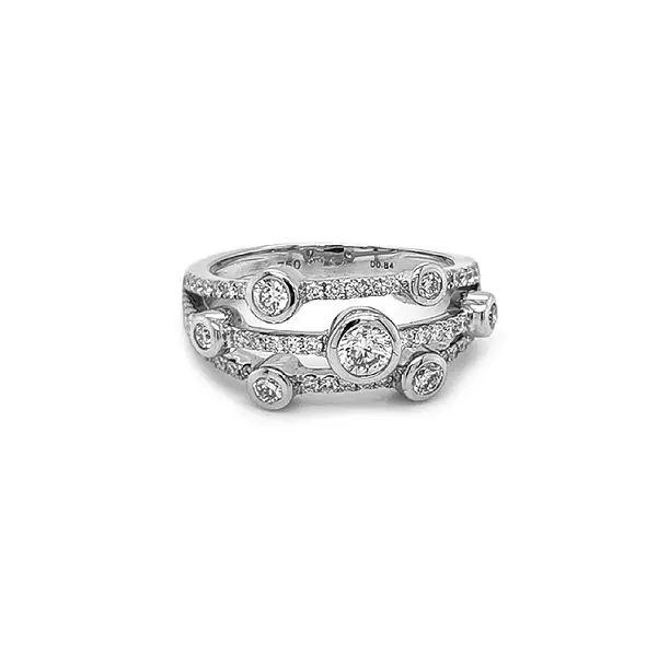 Gold Ring with Diamonds