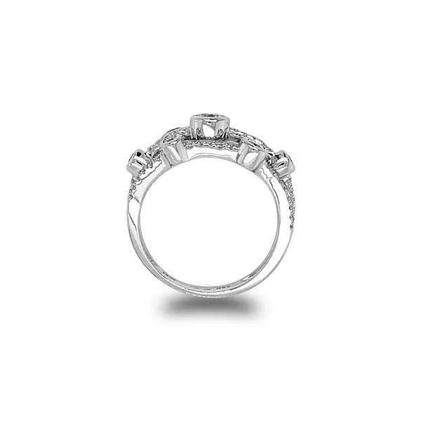 Gold Ring with Diamonds