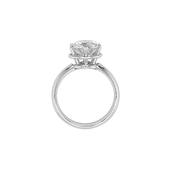 Gold Engagement Ring with Diamond
