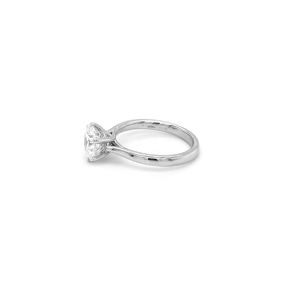 Gold Engagement Ring with Diamond