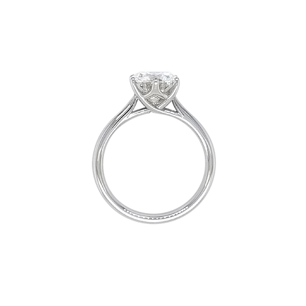 Gold Engagement Ring with Diamond