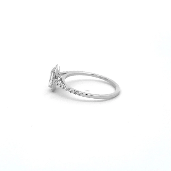 Gold Engagement Ring with Diamonds