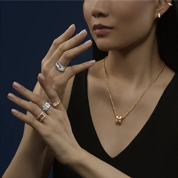 Gold Ring Chopard Ice Cube 827006-5010