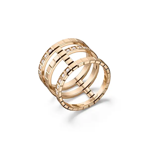 Gold Ring Chopard Ice Cube 827007-5010