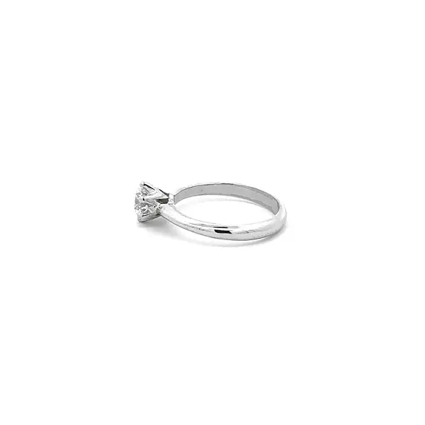 Gold Engagement Ring with Diamond
