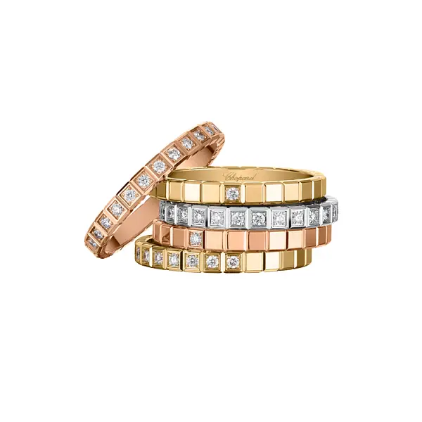 Gold Ring Chopard Ice Cube 829834-0066