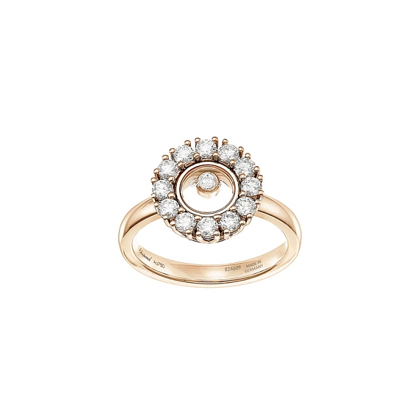 Gold Ring Chopard Happy Diamonds 82A609-5112