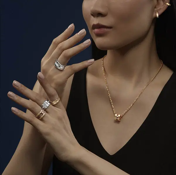 Gold Ring Chopard Ice Cube 827006-5007