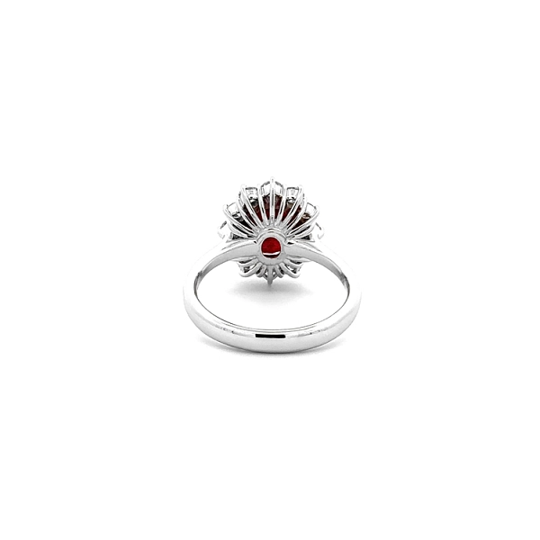 Gold Ruby and Diamonds Ring
