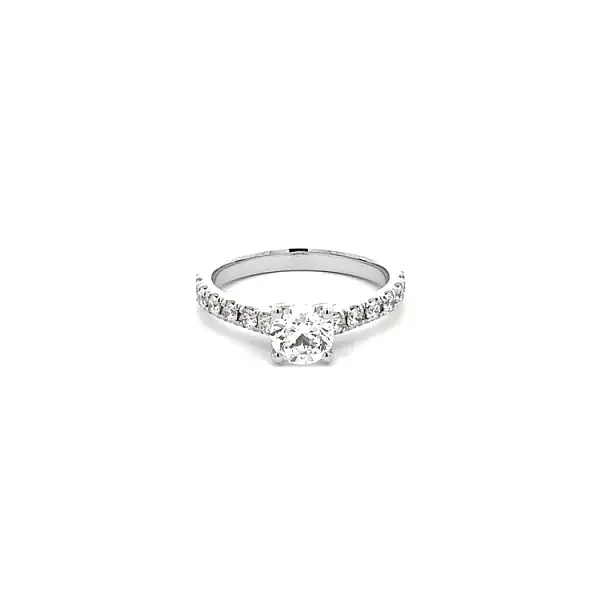 Gold Engagement Ring Diamonds