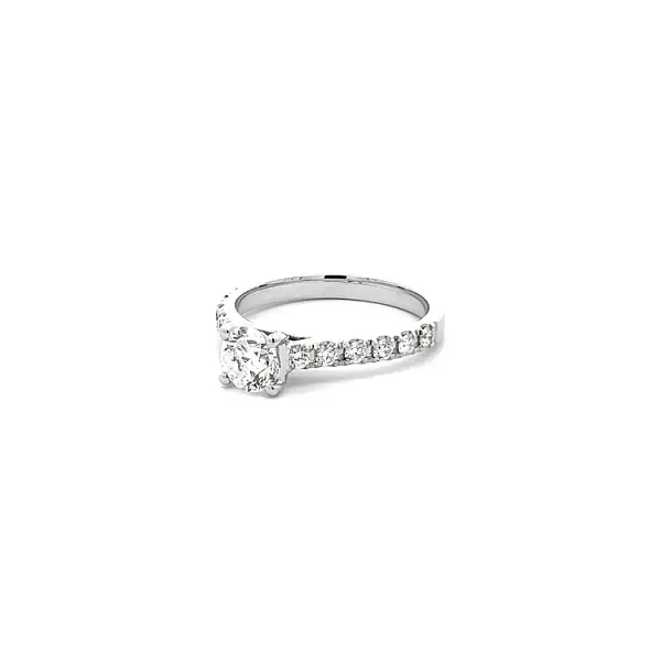 Gold Engagement Ring Diamonds