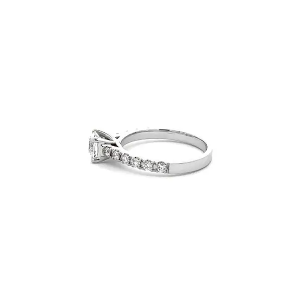 Gold Engagement Ring Diamonds