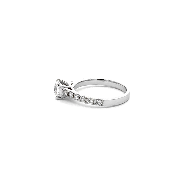 Gold Engagement Ring Diamonds