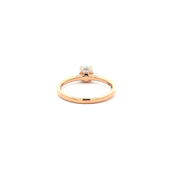 Gold Engagement Ring with Diamond