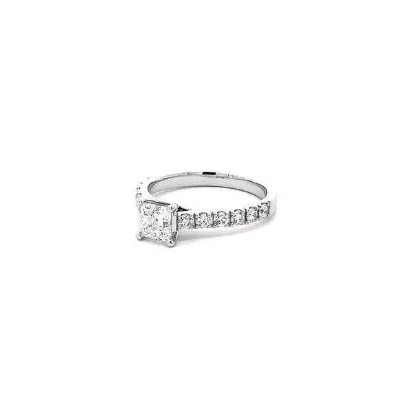 Gold Engagement Ring Diamonds