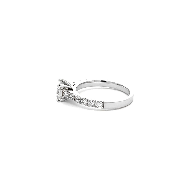 Gold Engagement Ring Diamonds