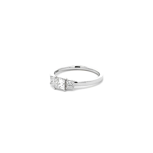 Gold Engagement Ring with Diamonds