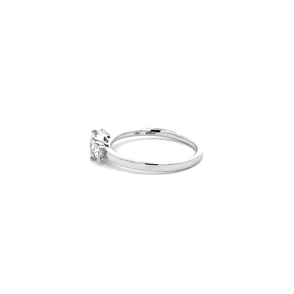 Gold Engagement Ring with Diamonds