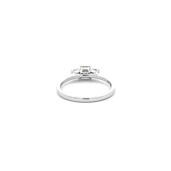 Gold Engagement Ring with Diamonds