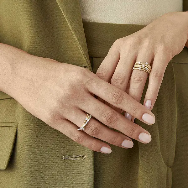 Gold Ring Marco Bicego Goa AG269 B2 W 01