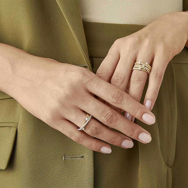 Gold Ring Marco Bicego Goa AG269 B2 W 01