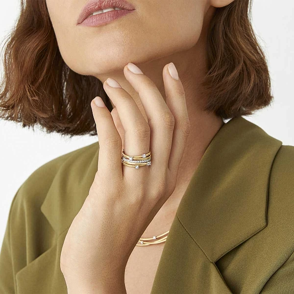 Gold Ring Marco Bicego Goa AG270 B2 W 01