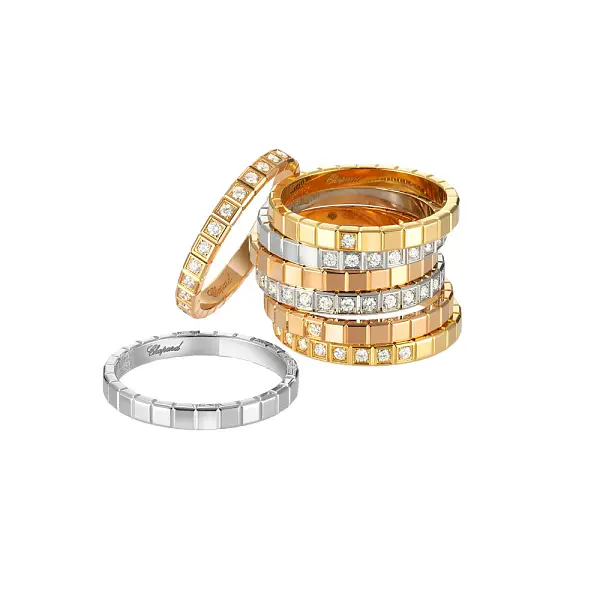 Gold Ring Chopard Ice Cube 827702-0238