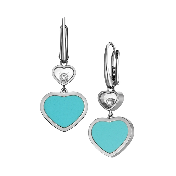 Gold Earrings Chopard Happy Hearts 837482-1410