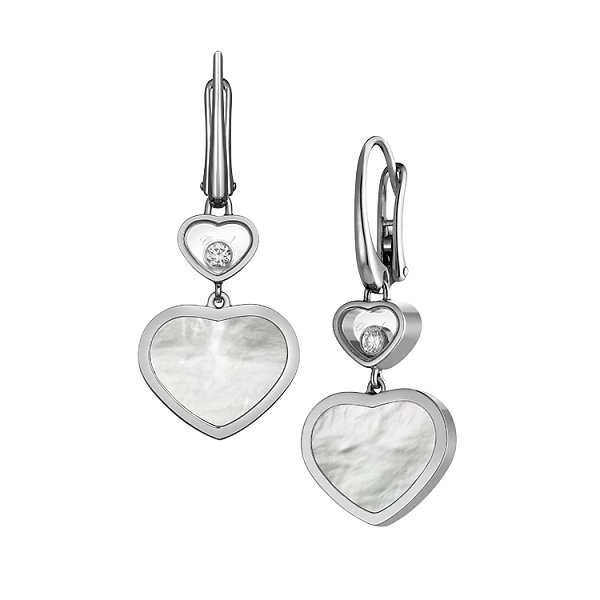 Gold Earrings Chopard Happy Hearts 837482-1310