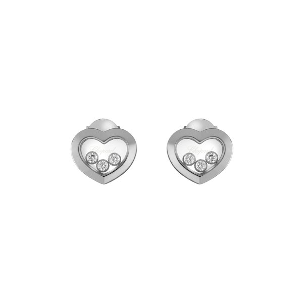 Gold Earrings Chopard Happy Diamonds 83A611-1001