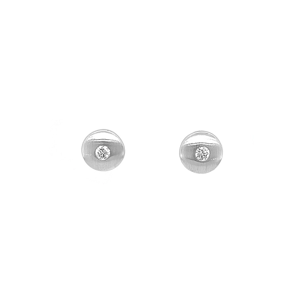 Golden Earrings with Diamonds