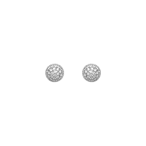 Gold Earrings with Diamonds