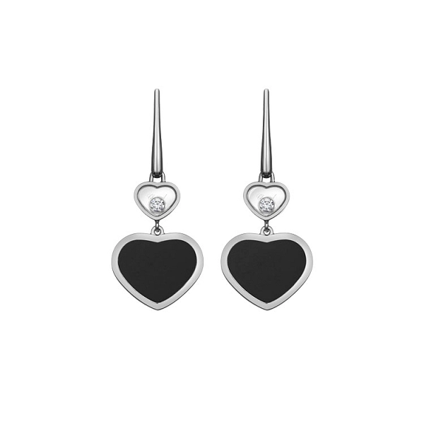 Gold Earrings Chopard Happy Hearts 837482-1210