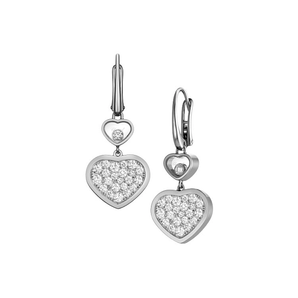Gold Earrings Chopard Happy Hearts 837482-1009