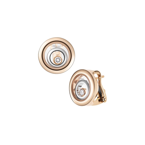 Gold Earrings Chopard Happy Spirit 848230-9001